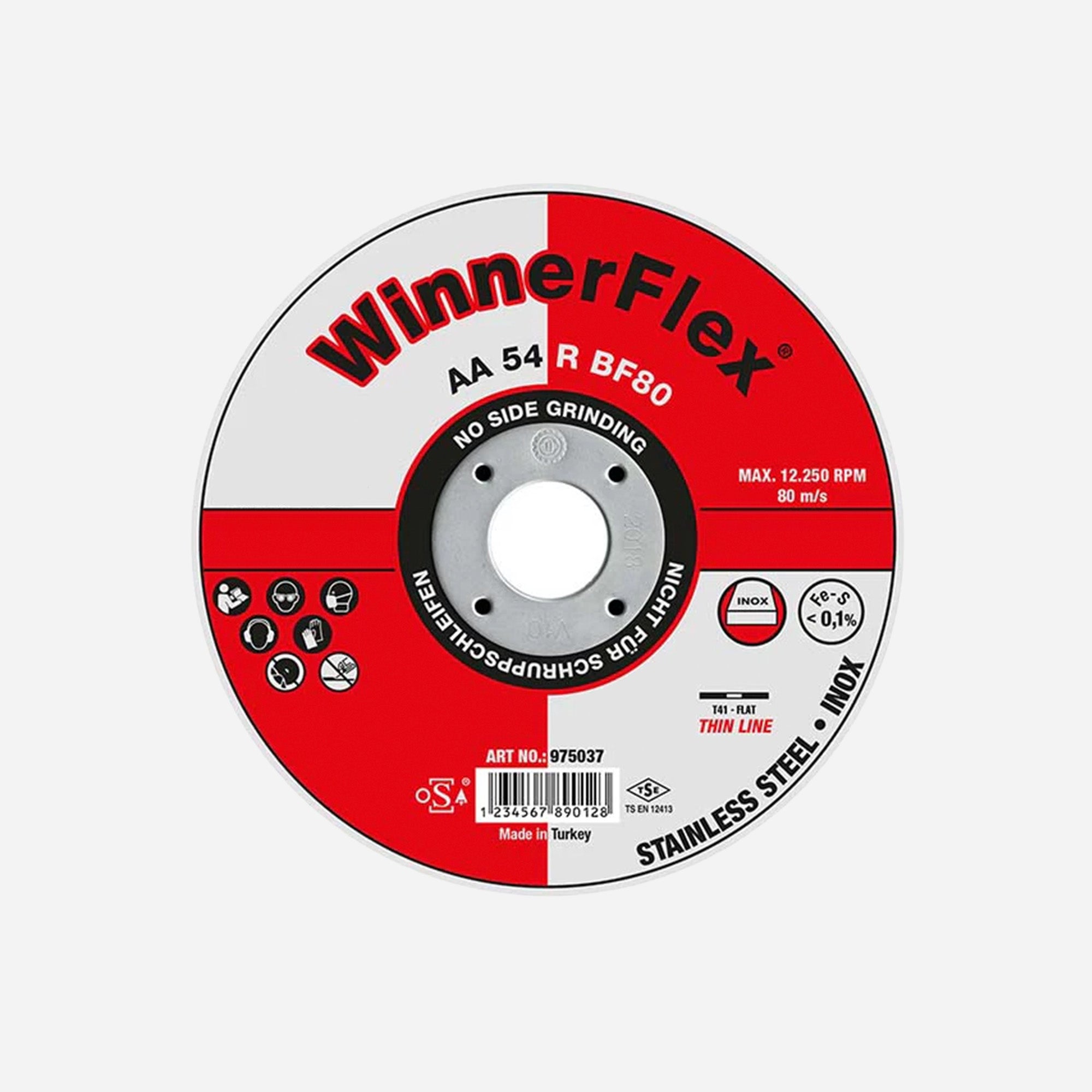 WinnerFlex Flat Super Thin Cutting Discs - Pack of 25