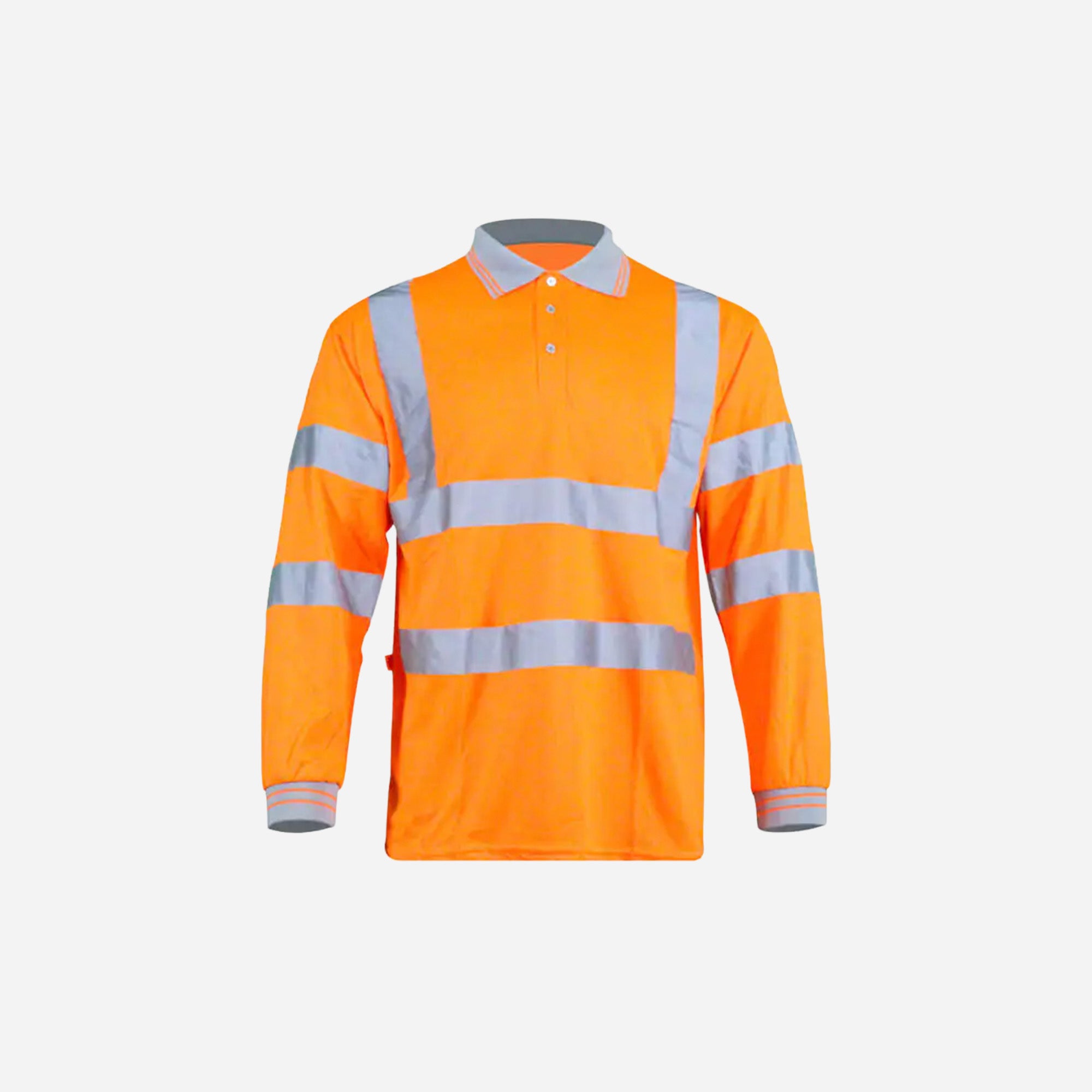 High Visibility Long Sleeve Polo Shirt