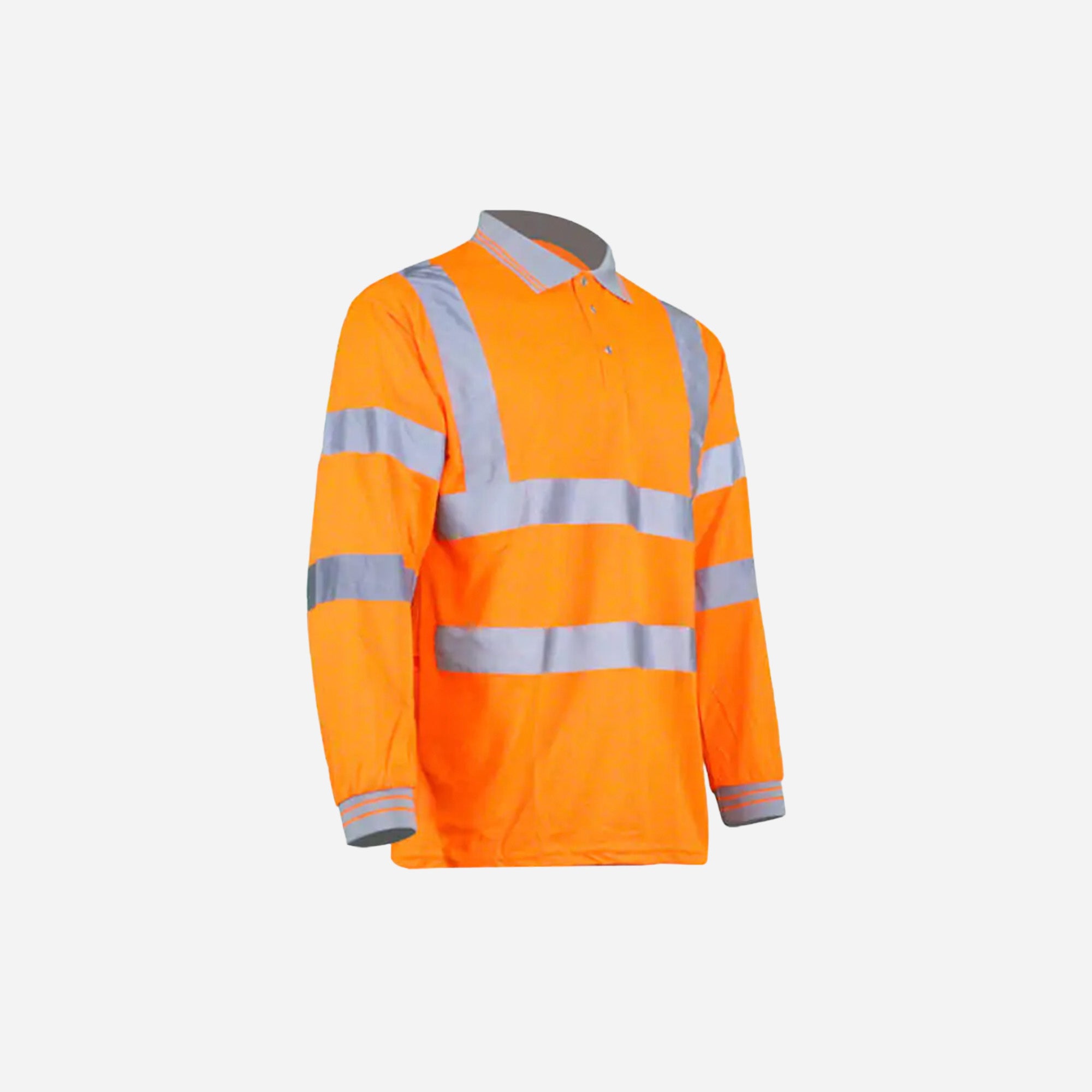 High Visibility Long Sleeve Polo Shirt