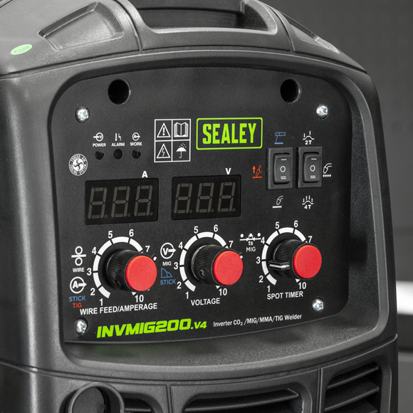 Sealey MIG/TIG/MMA Inverter Welder – 200A